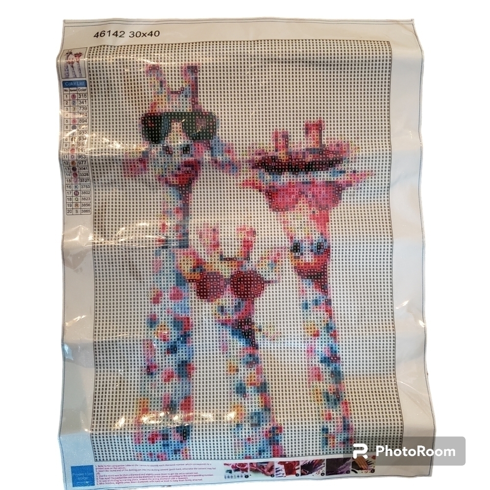 DIAMOND PAINTING ART THREE COOL LLAMAS  NEW IN PACKAGE